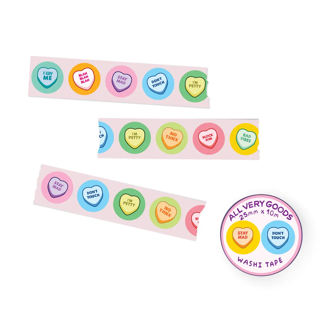 Washi Tape -Unbroken Hearts