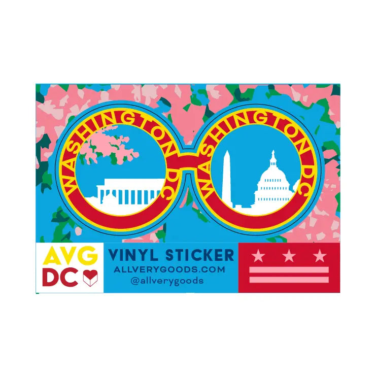 Sticker - DC in Cherry Blossoms
