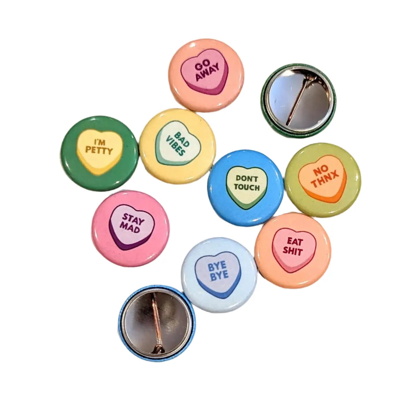 Button - Bad Vibes (Pins for Unbroken Heart)