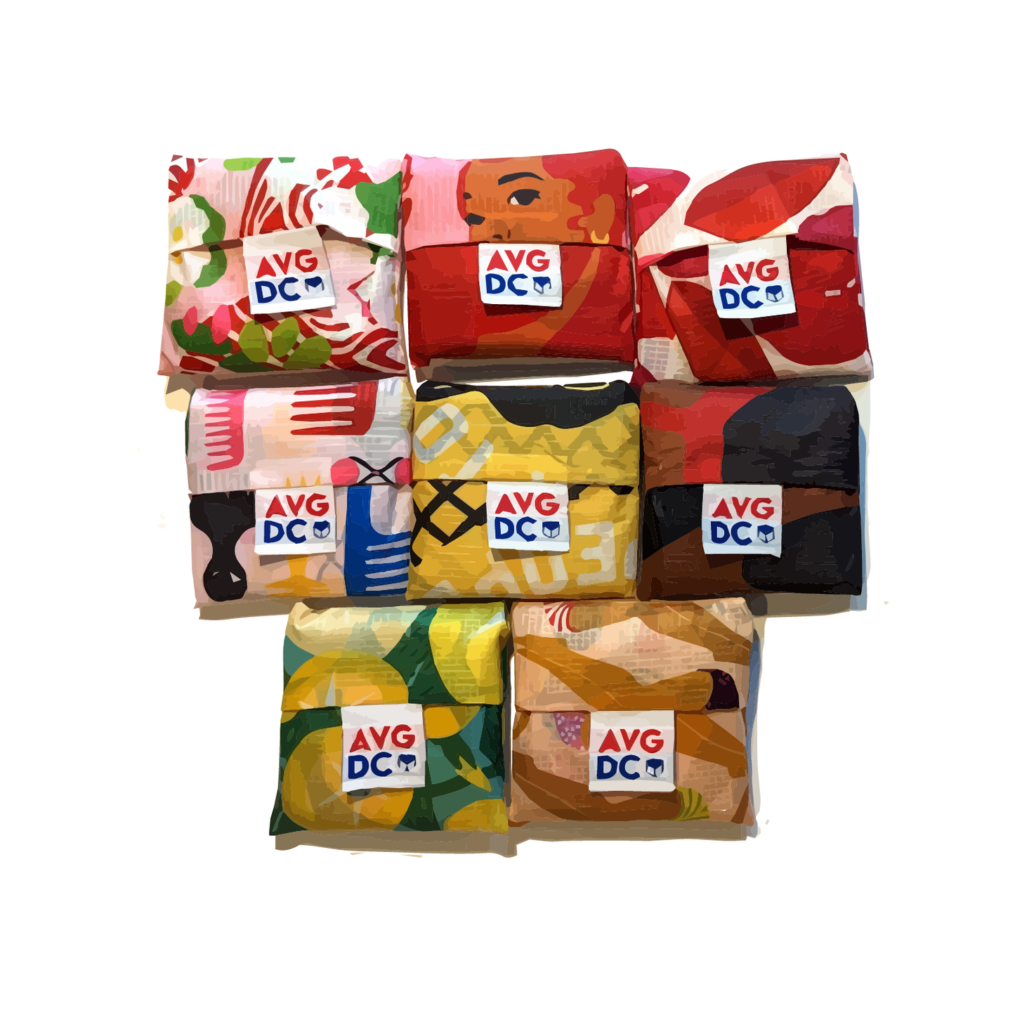 Reusable Bag (snack size) - High John (Morning Glory)