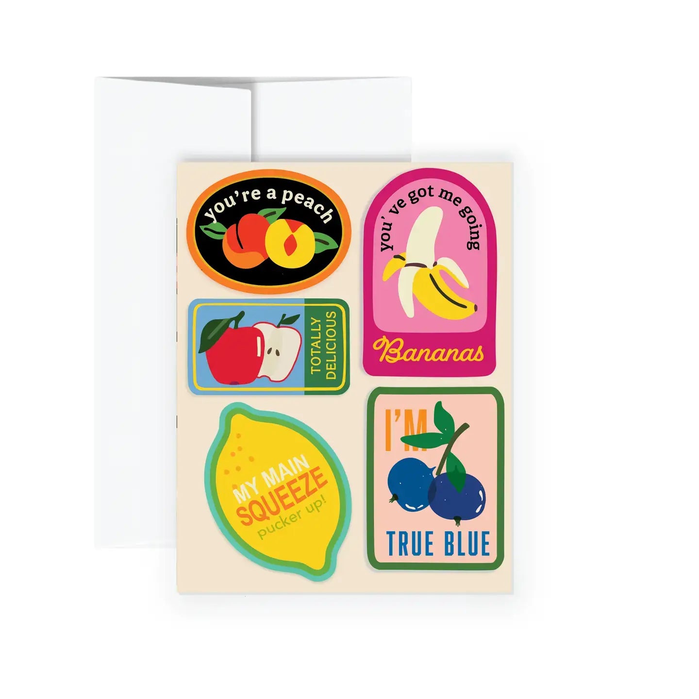 Greeting Card - Fruit Stickers