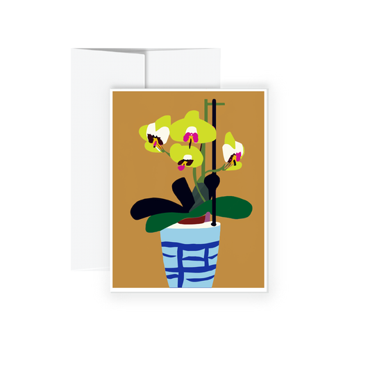 Greeting Card - Orchid 1