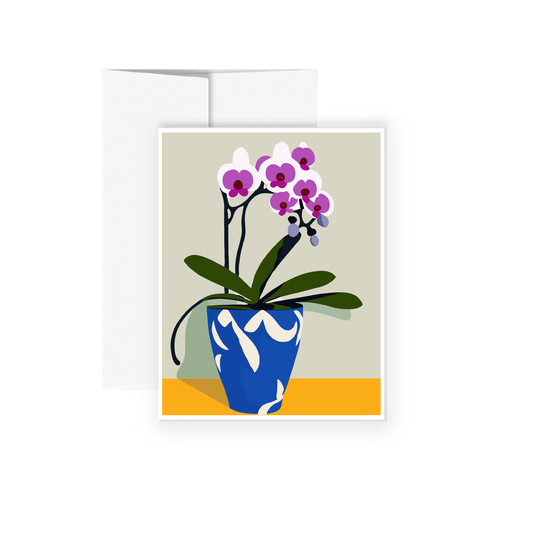 Greeting Card - Orchid 3