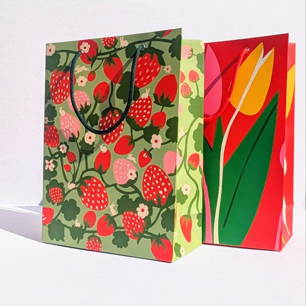 Gift Bag - Strawberry Garden