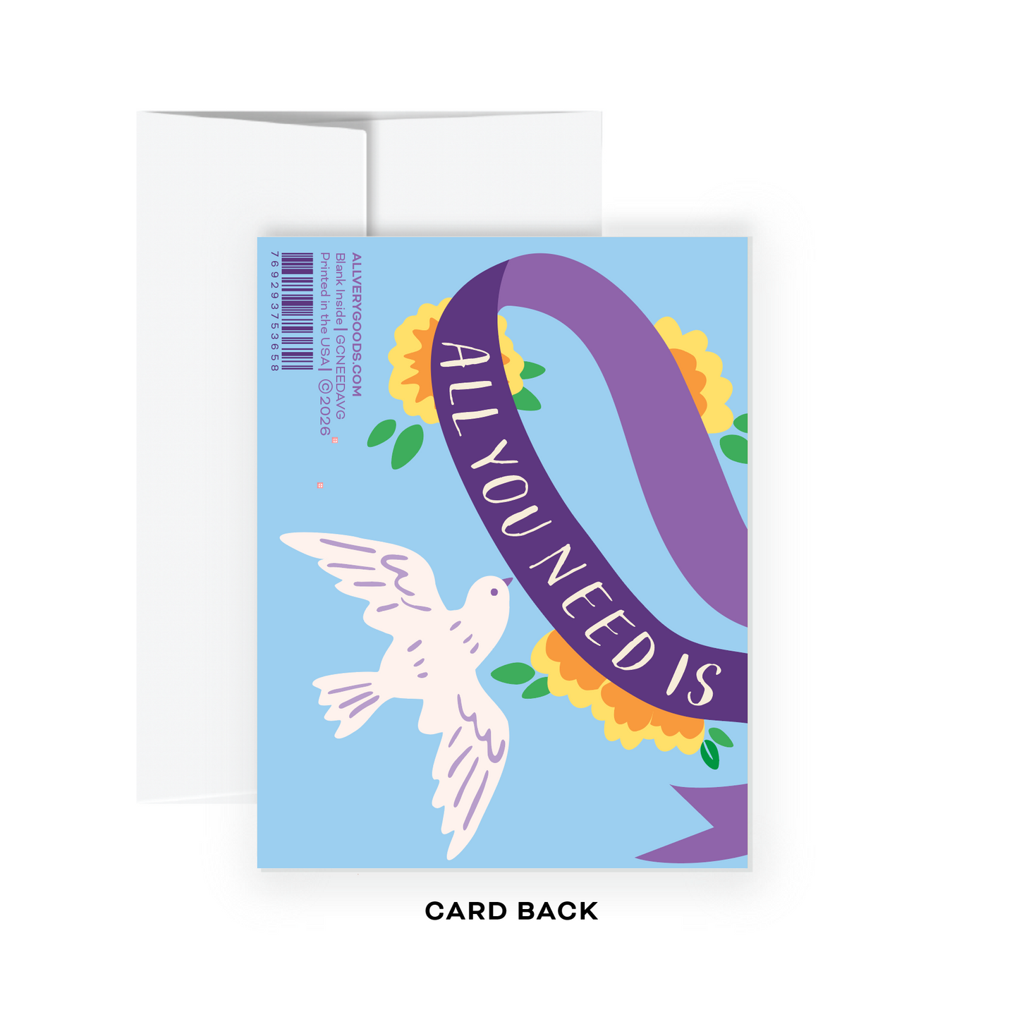 Greeting Card - All You Need Is Love