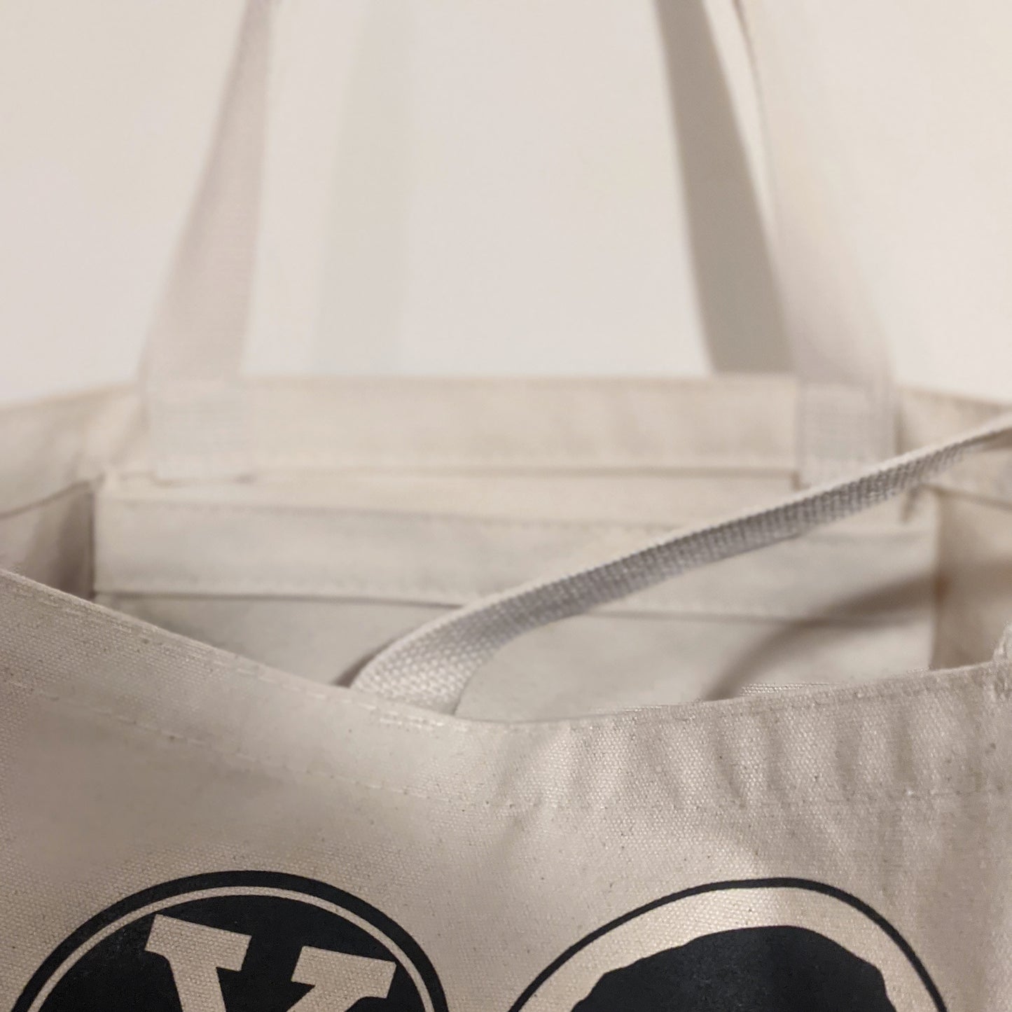 Tote Bag - Power Button (Natural)