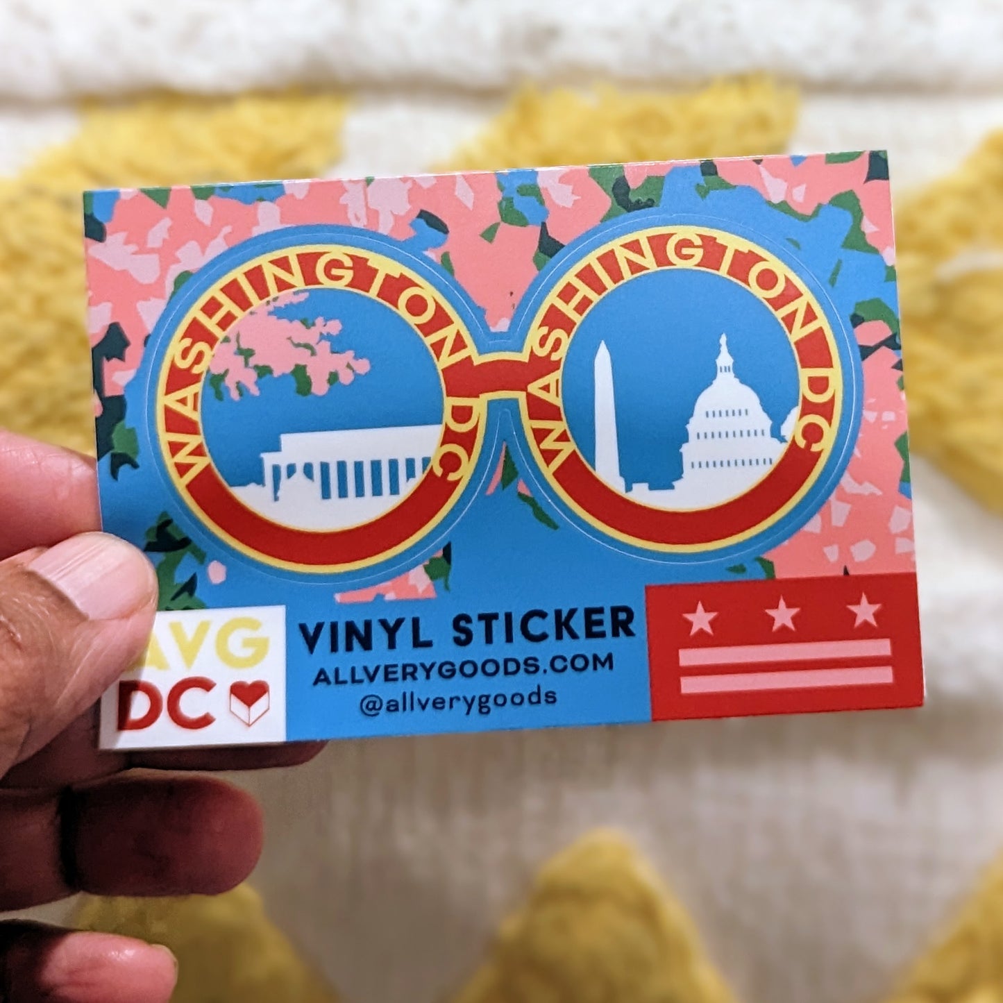 Sticker - DC in Cherry Blossoms