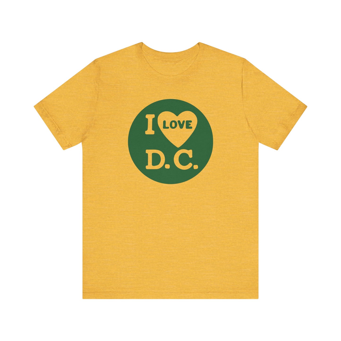 'I Love DC' Vintage Inspired Tee - Printify