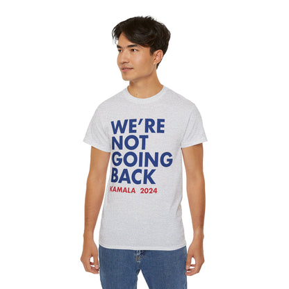 Kamala - "We're Not Going Back" Red/Blue (Printify)