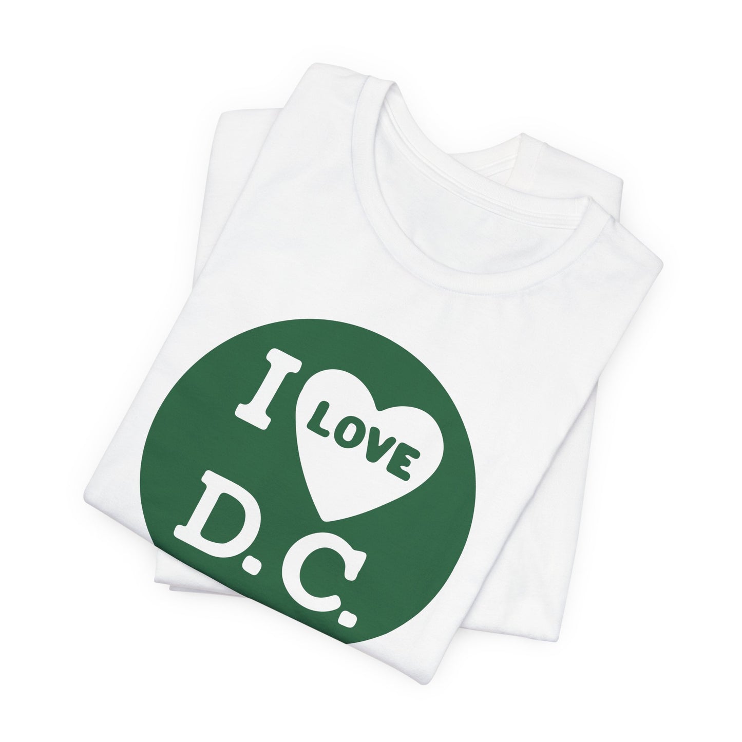 'I Love DC' Vintage Inspired Tee - Printify