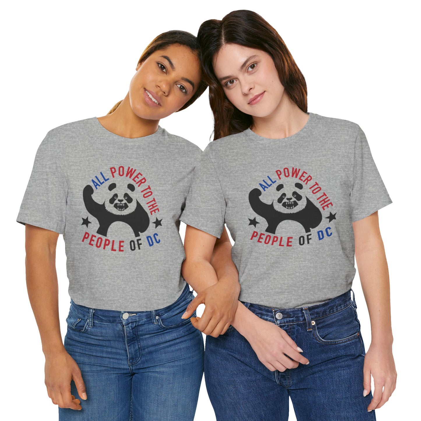 Power to the People Panda Tee - Printify