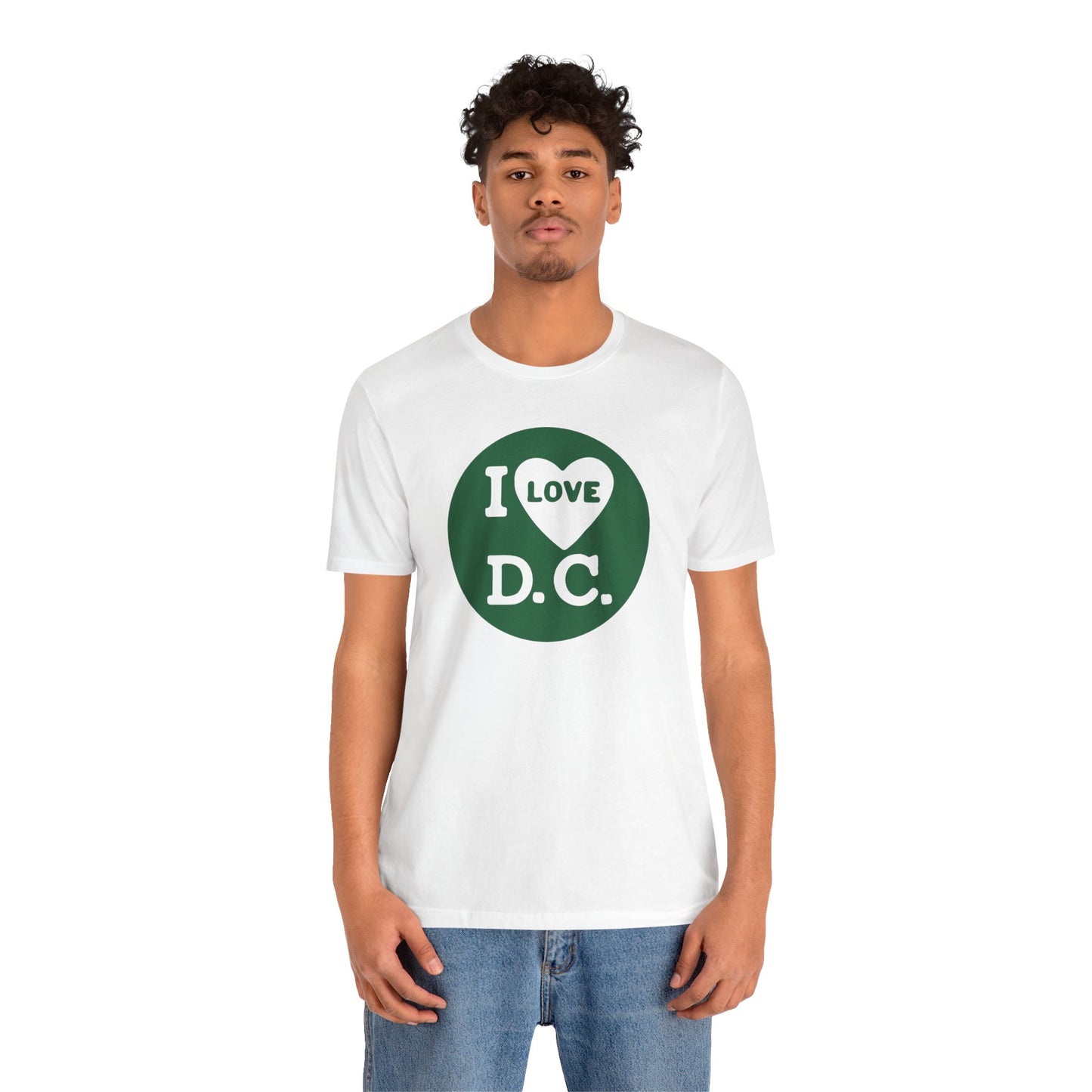 'I Love DC' Vintage Inspired Tee - Printify