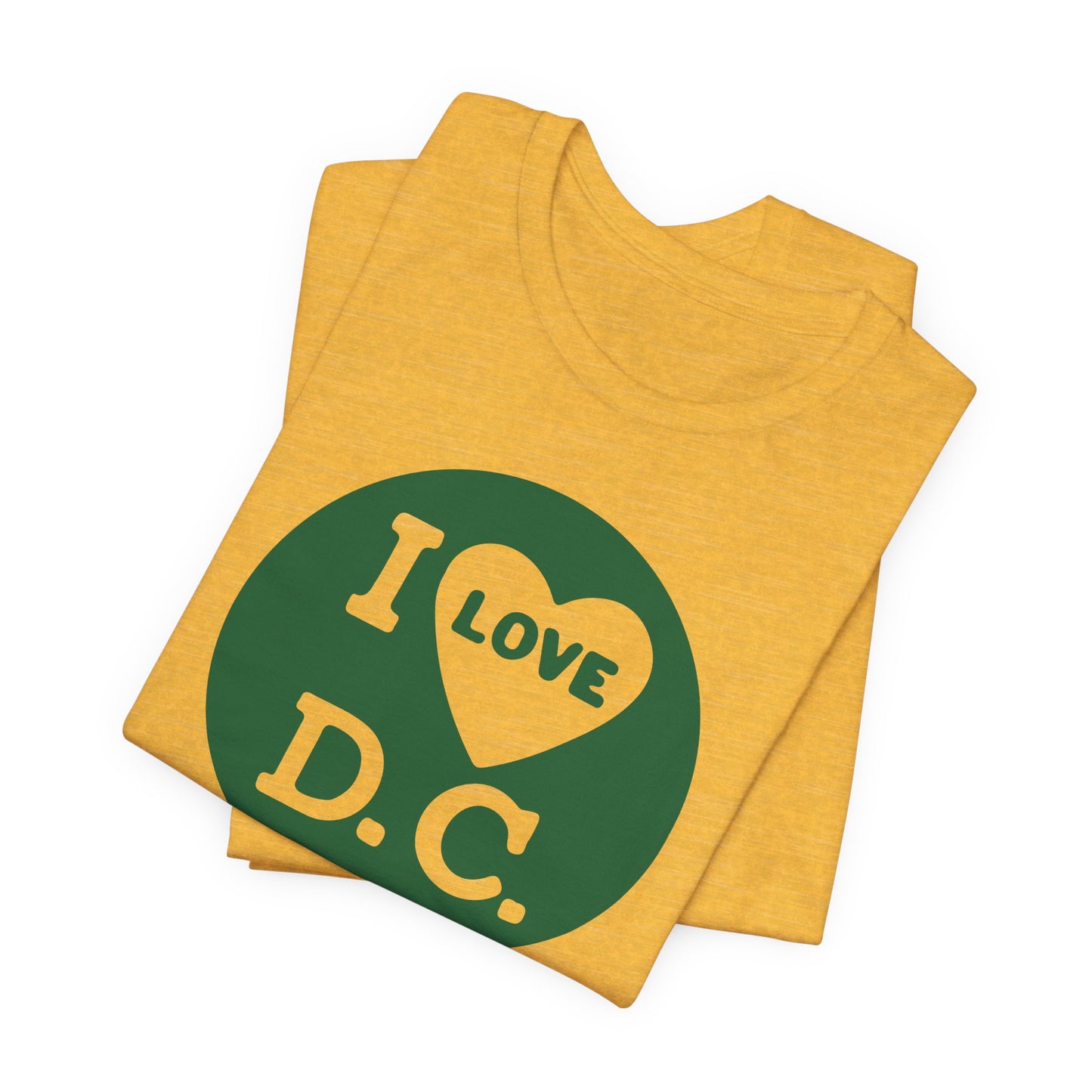 'I Love DC' Vintage Inspired Tee - Printify