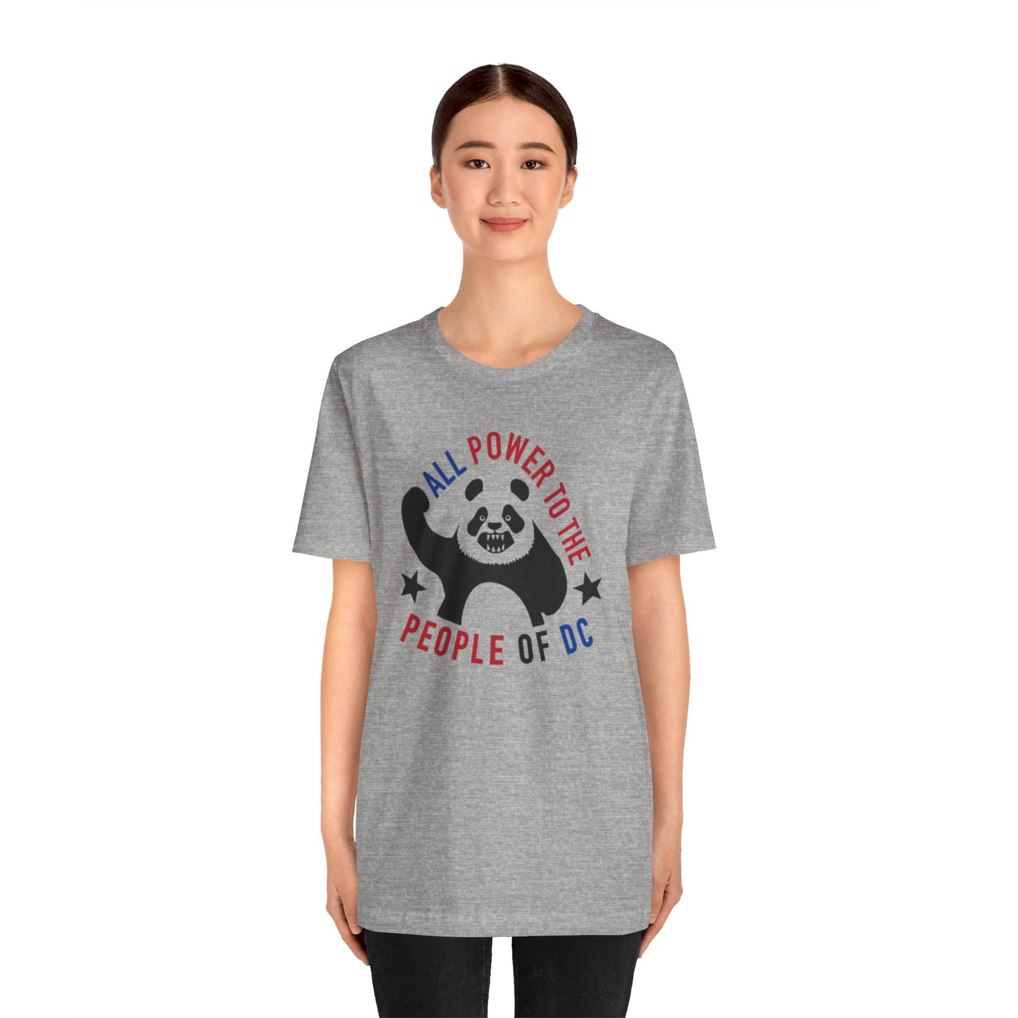 Power to the People Panda Tee - Printify