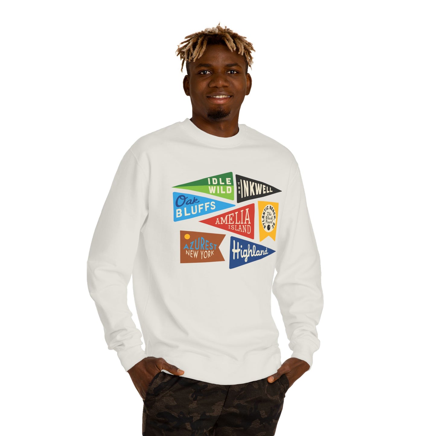 Beach Flags Sweatshirt - Print on Demand