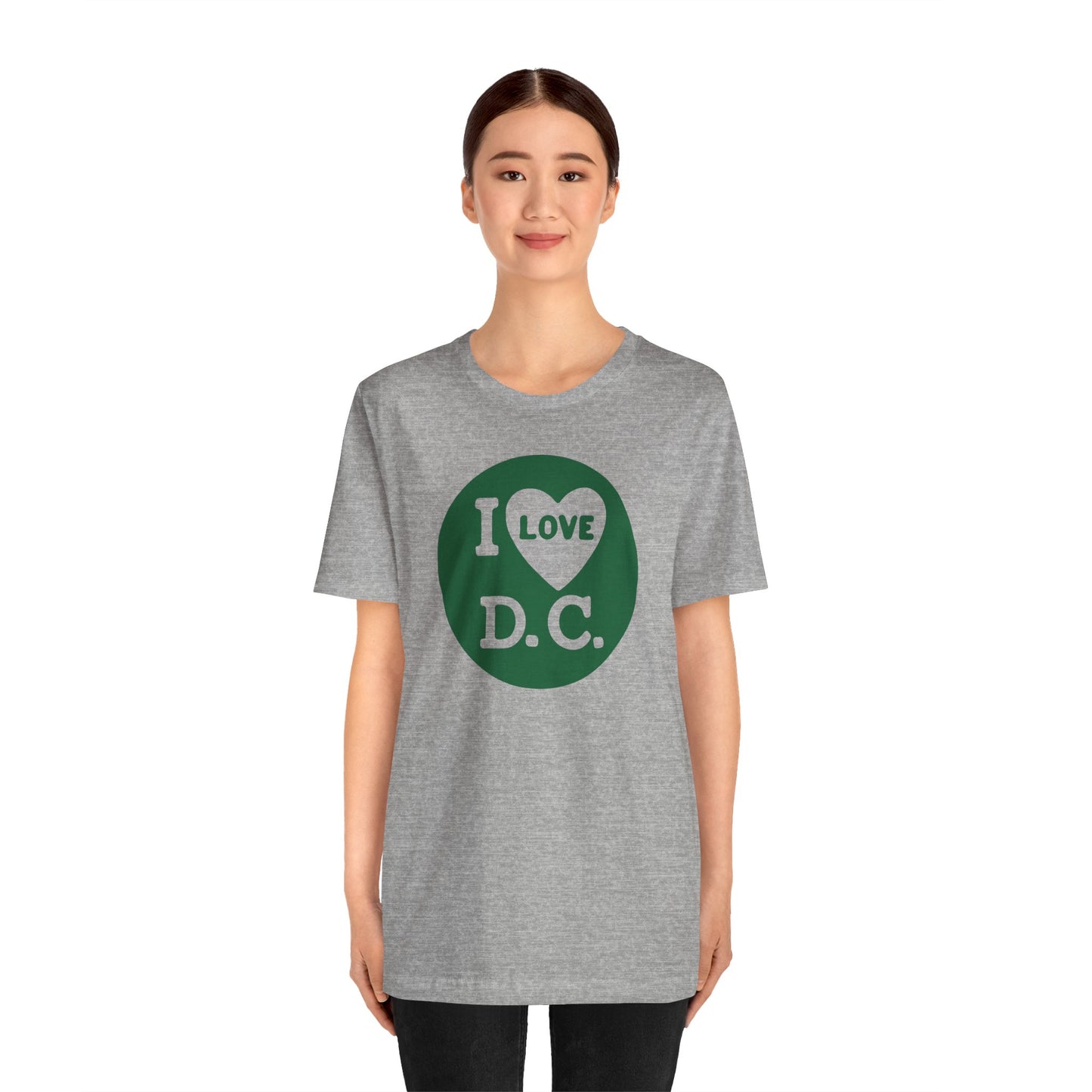 'I Love DC' Vintage Inspired Tee - Printify