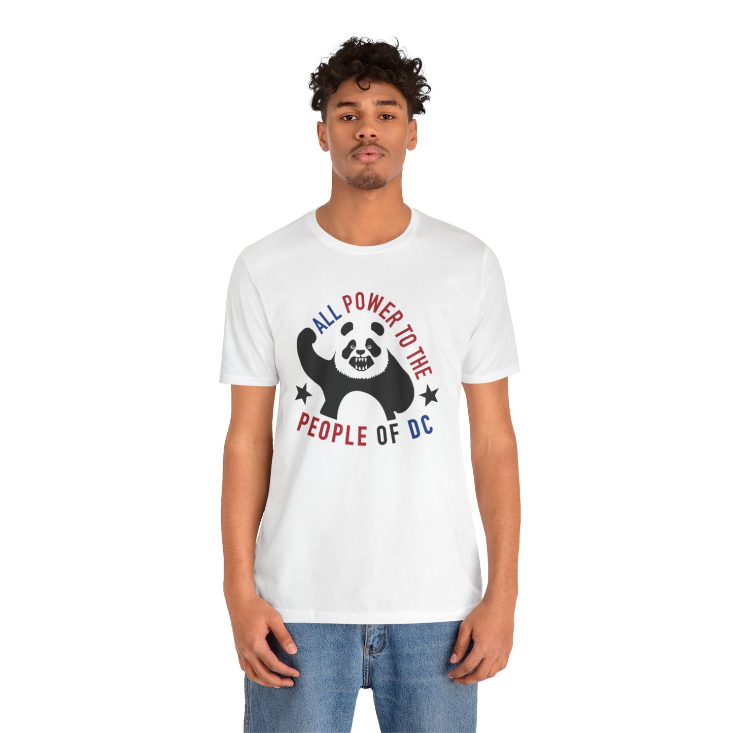 Power to the People Panda Tee - Printify