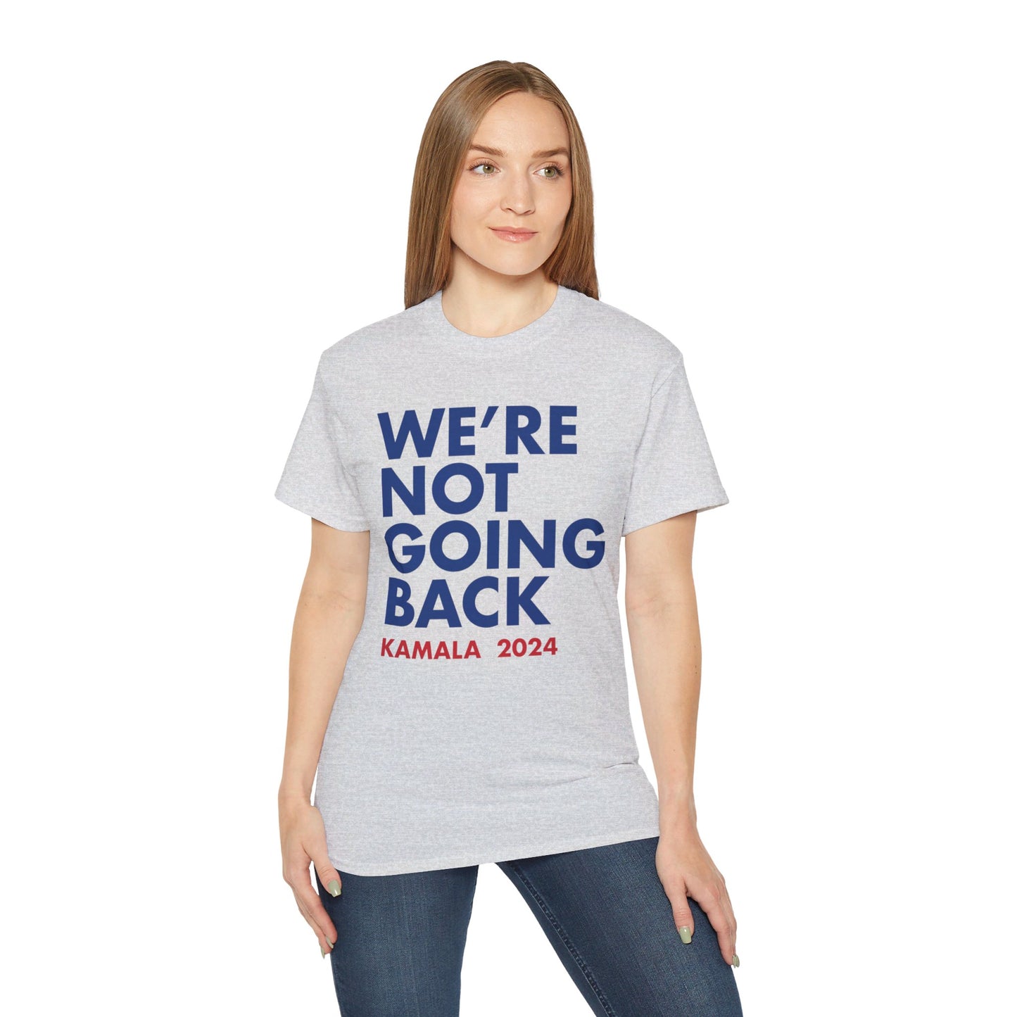 Kamala - "We're Not Going Back" Red/Blue (Printify)