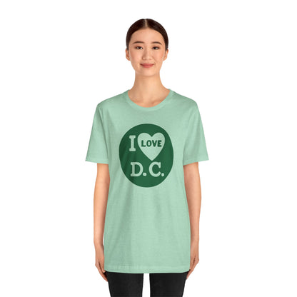 'I Love DC' Vintage Inspired Tee - Printify