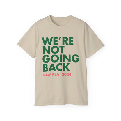 Kamala - "We're Not Going Back" Pink/Green (Printify)