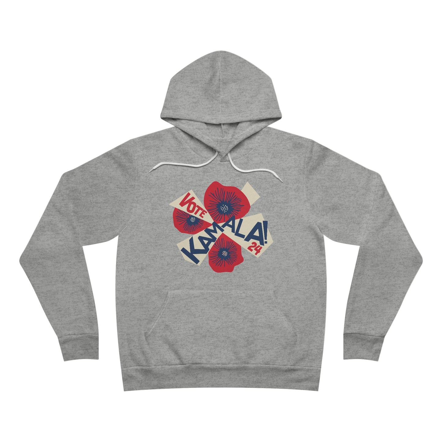 Kamala "Vote" Hoodie (blue/red) - Printify