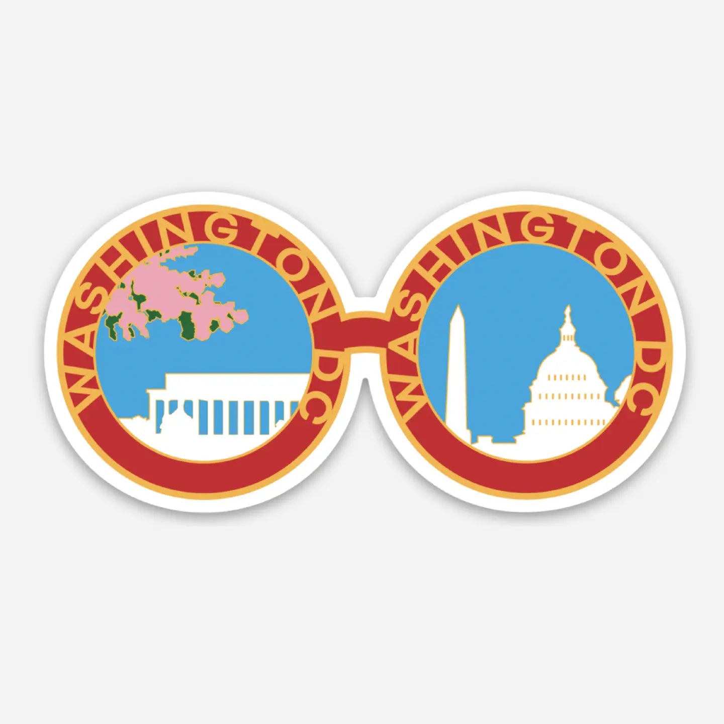 Sticker - DC in Cherry Blossoms