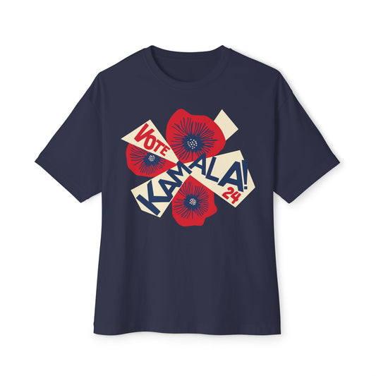 Kamala "Vote" tee - Blue/Red (Printify)