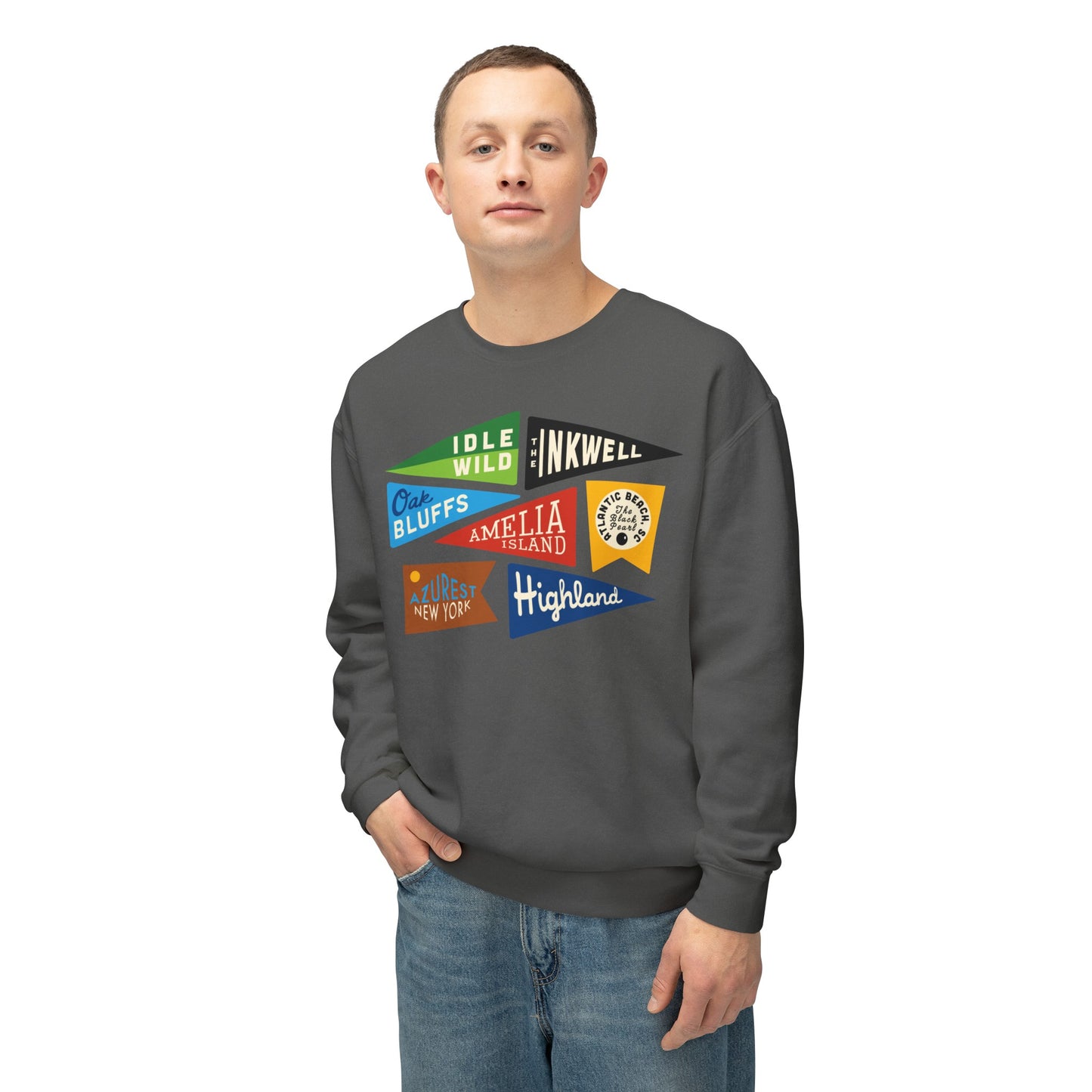 Historic Black Beaches sweatshirt - Printify