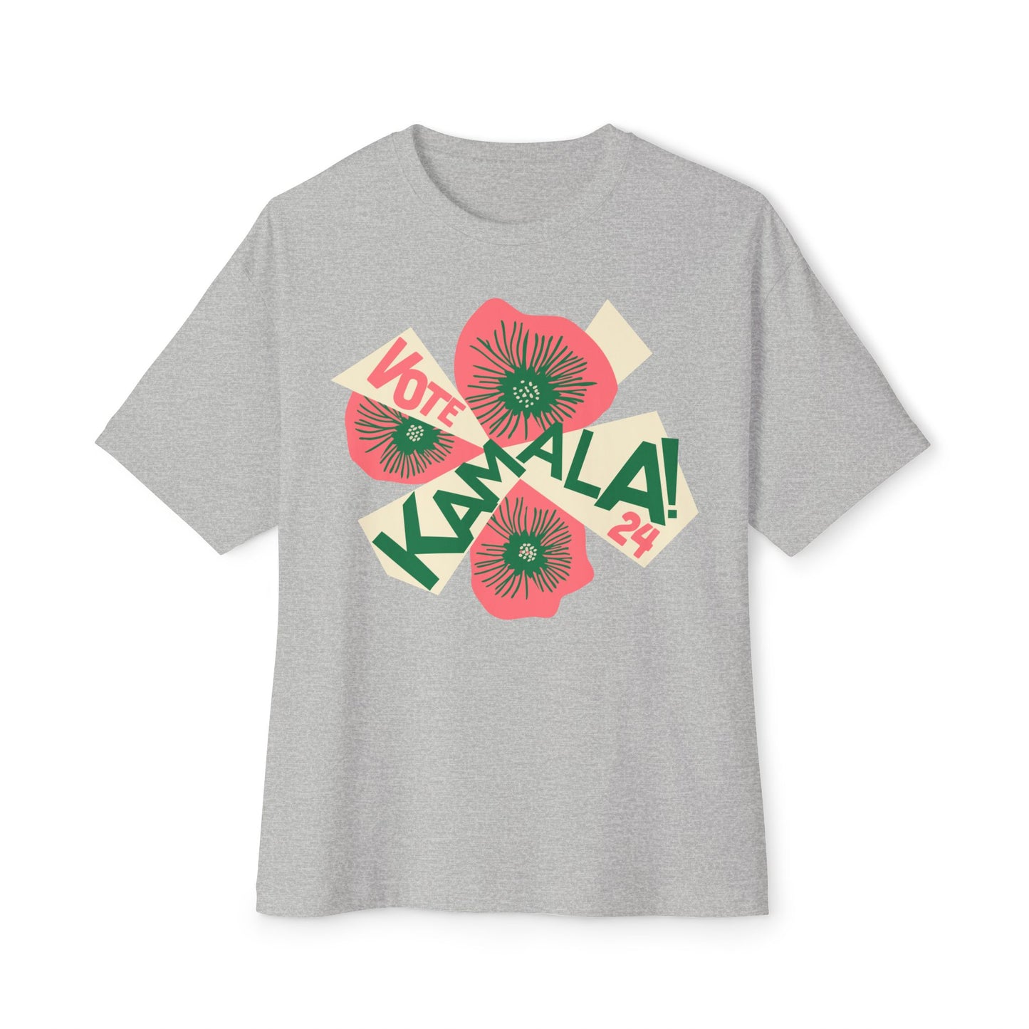 Kamala "Vote" Tee - Pink/Green (Printify)