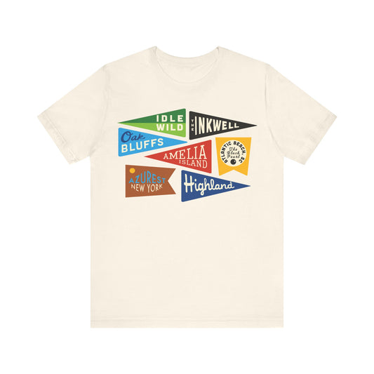 Historic Black Beaches Tee - Printify