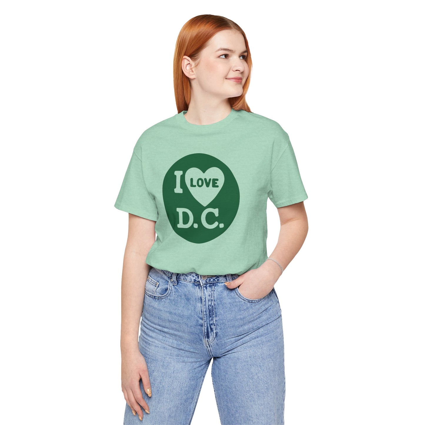 'I Love DC' Vintage Inspired Tee - Printify