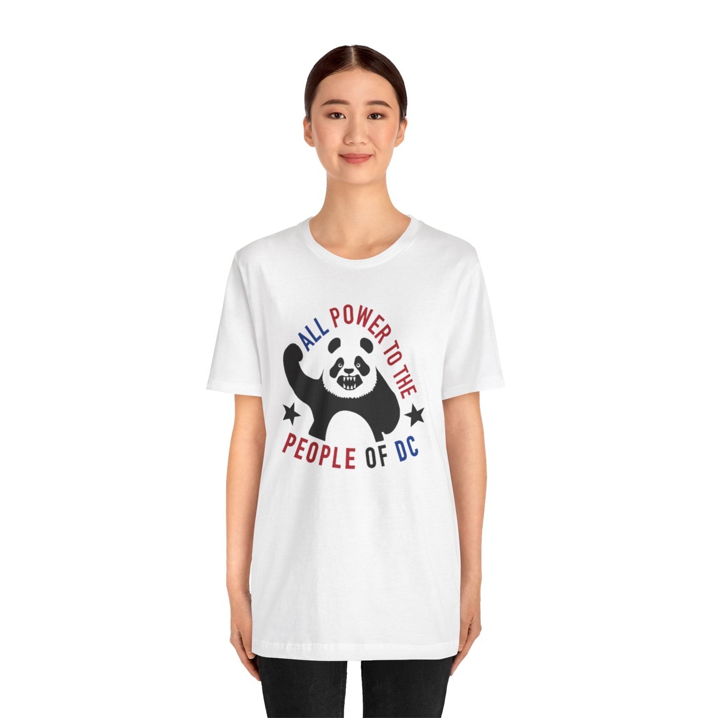 Power to the People Panda Tee - Printify