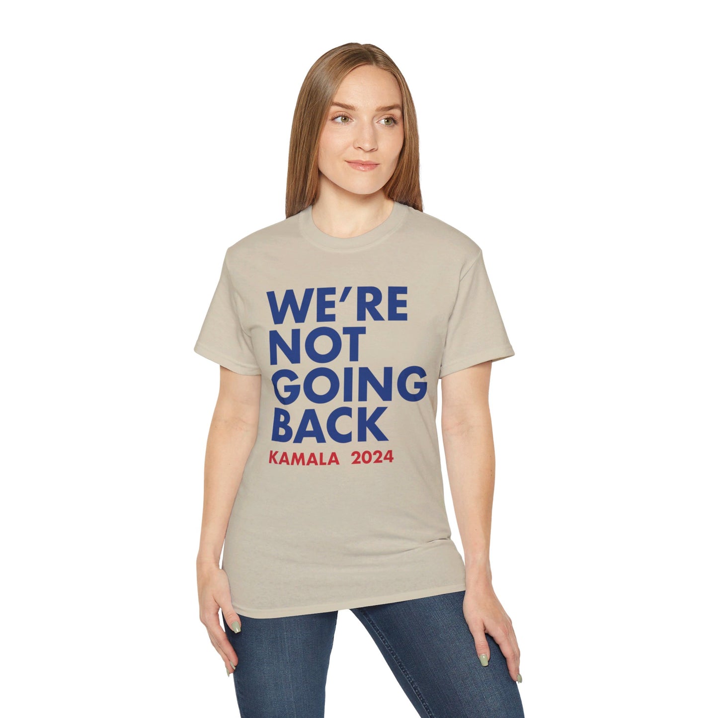 Kamala - "We're Not Going Back" Red/Blue (Printify)