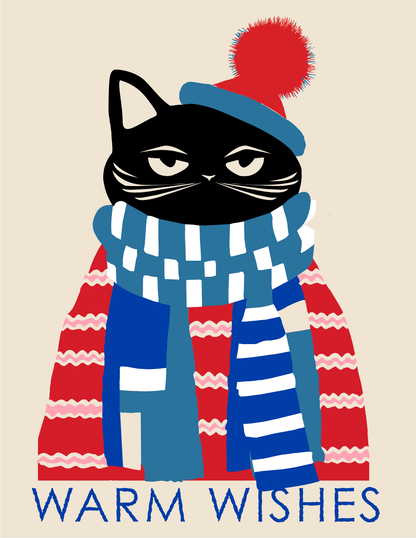 Holiday Cat Postcards - Tweet Cat