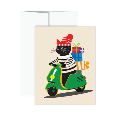 Holiday Boxed Card Set - 12 Holiday Cats