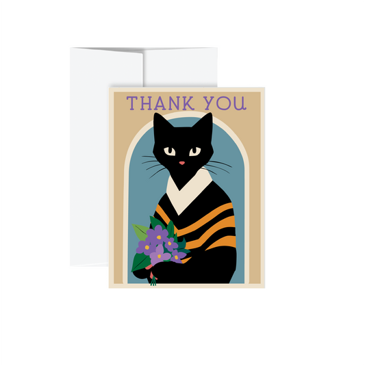 Greeting Card - Thank You Cat