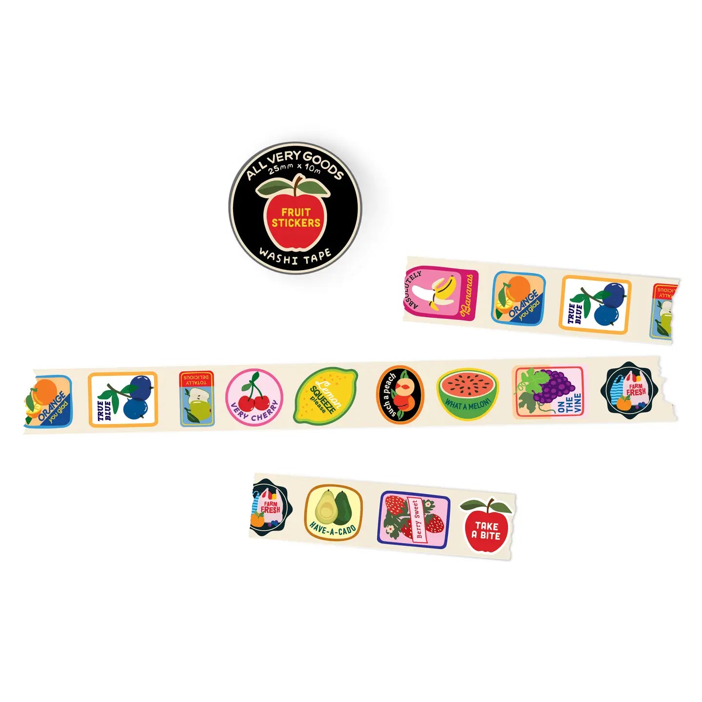 Washi Tape - Fruit Stickers