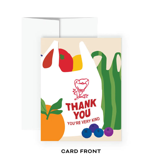 Greeting Card -Groceries (Thank You)