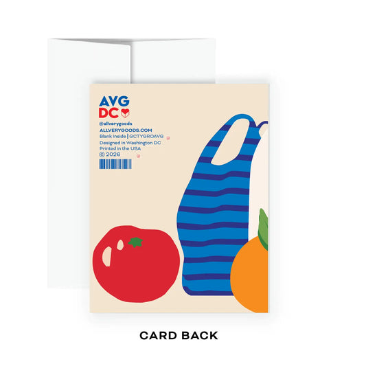 Greeting Card -Groceries (Thank You)