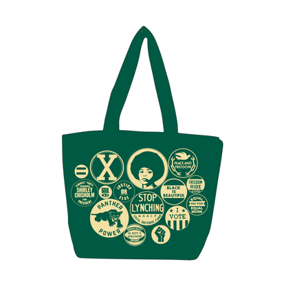 Tote Bag - Power Button (Hunter Green)