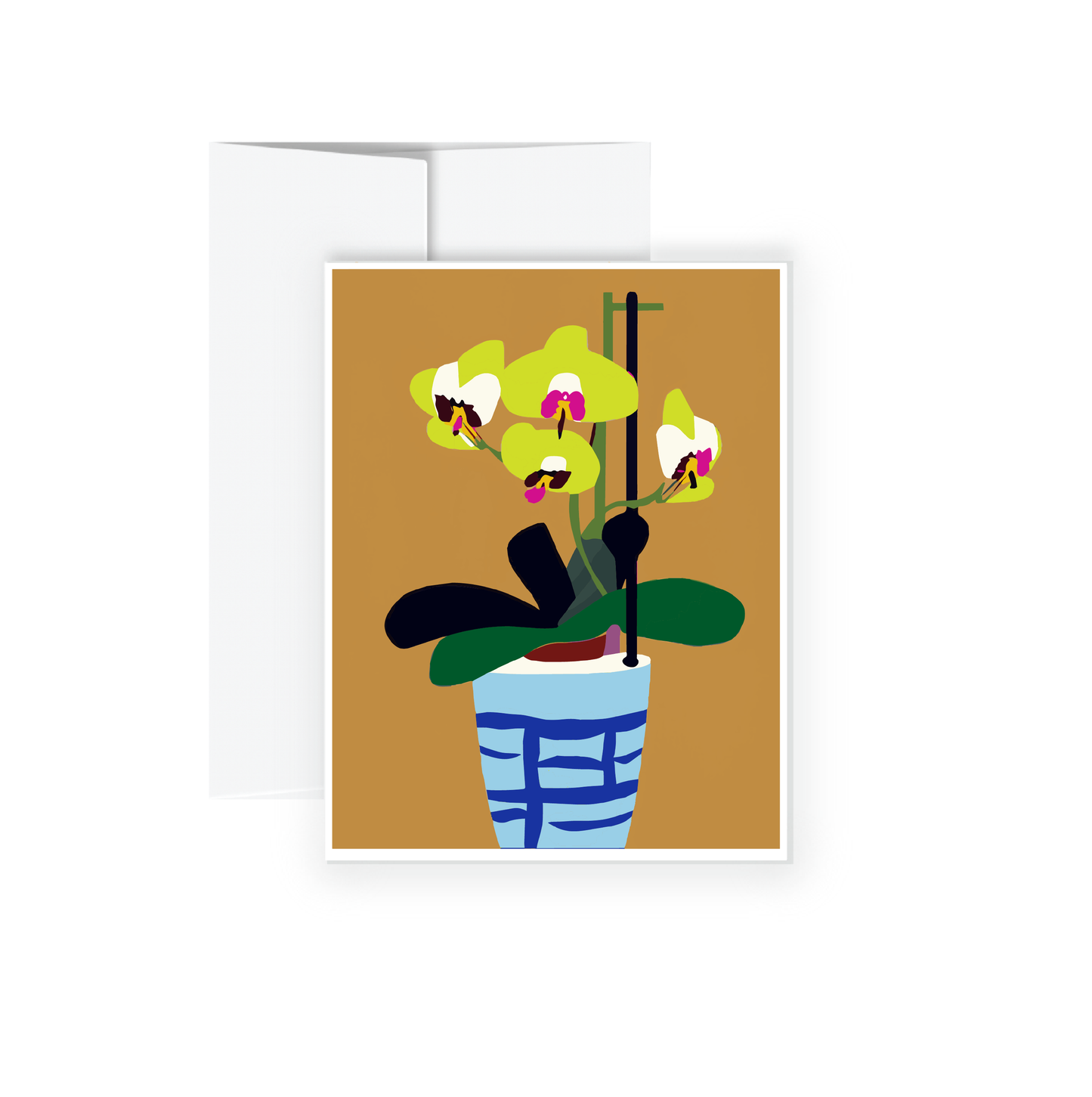 Greeting Card -  Mom's Orchid 1