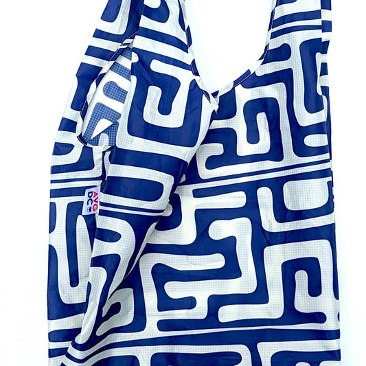 Reusable Bag - Kuba (Indigo & White)