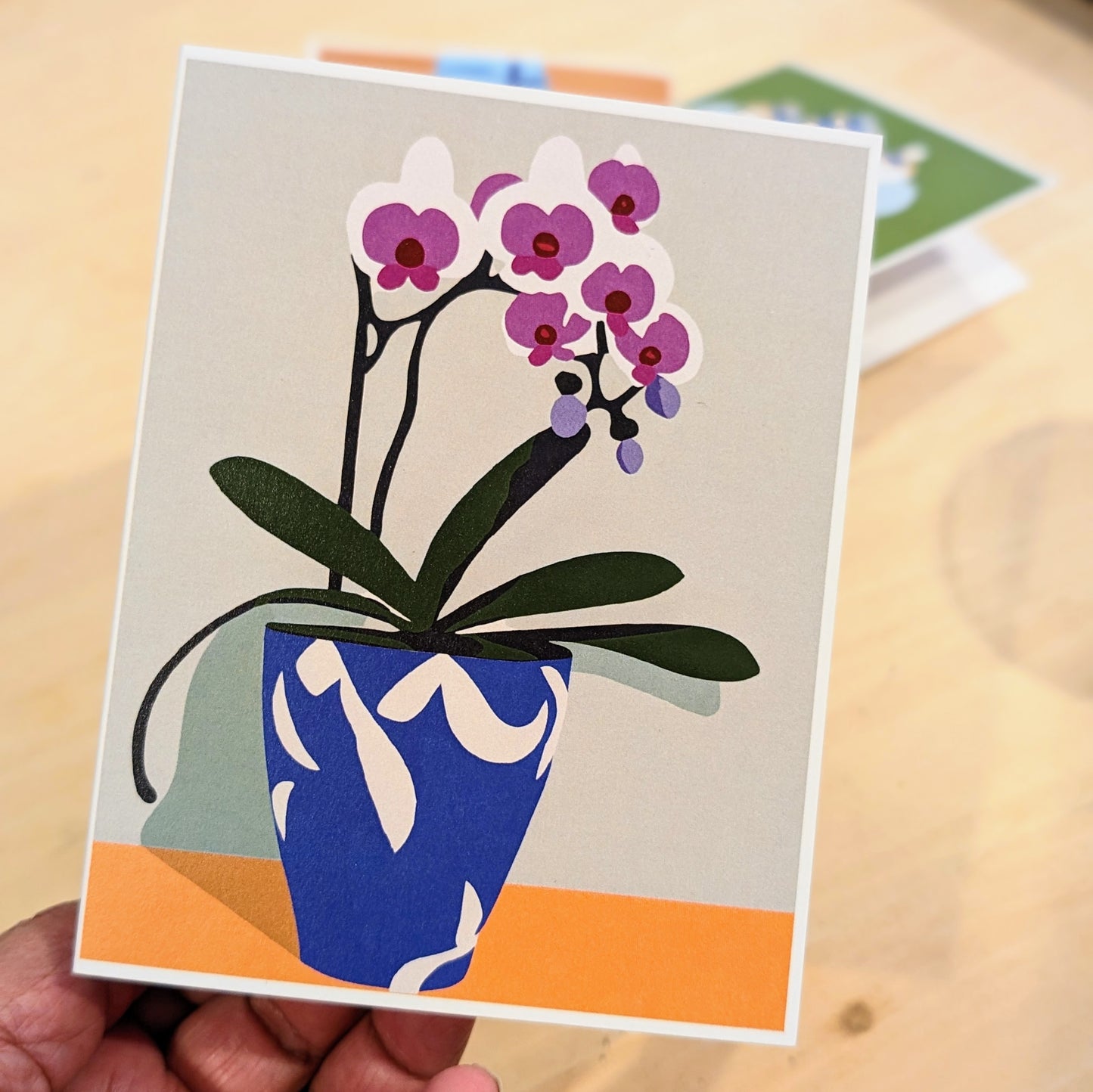 Greeting Card -  Mom's Orchid 3