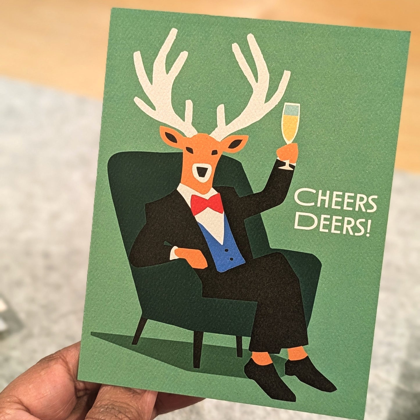 Holiday Card - Cheers Deers!