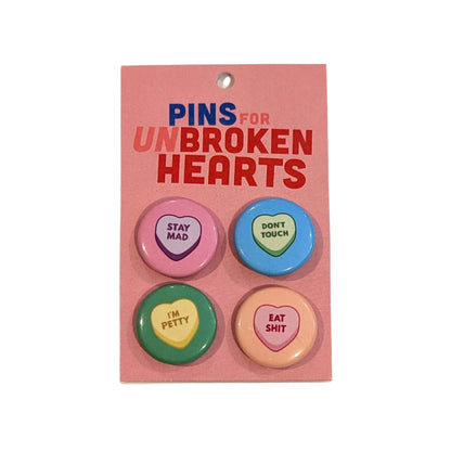 Button - Pins For Unbroken Hearts Set no. 2