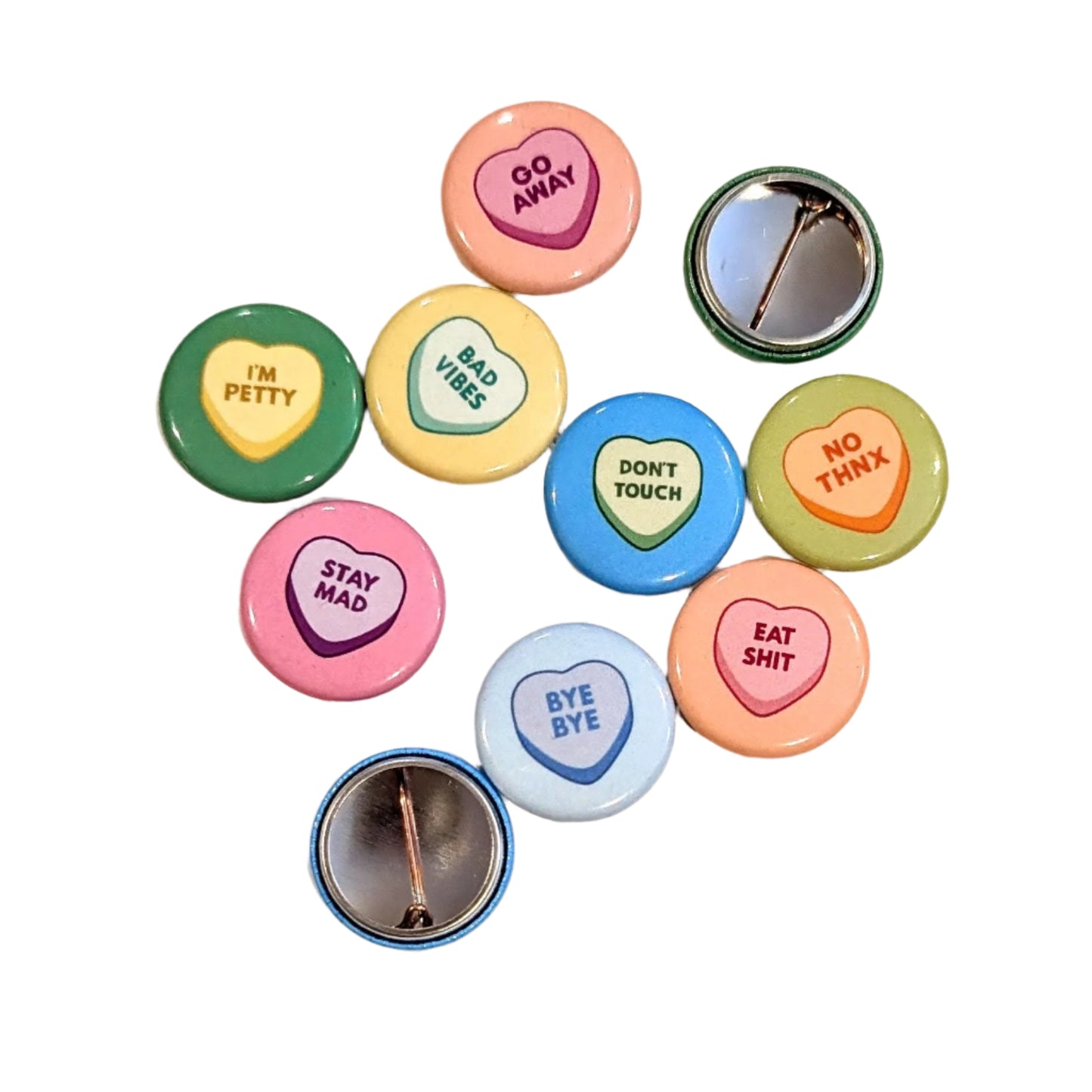 Button - Pins For Unbroken Hearts Set no. 2