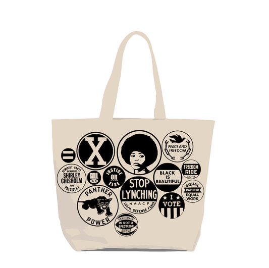 Tote Bag - Power Button (Natural)