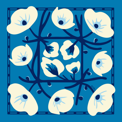 Bandana - Aziza (Blue)