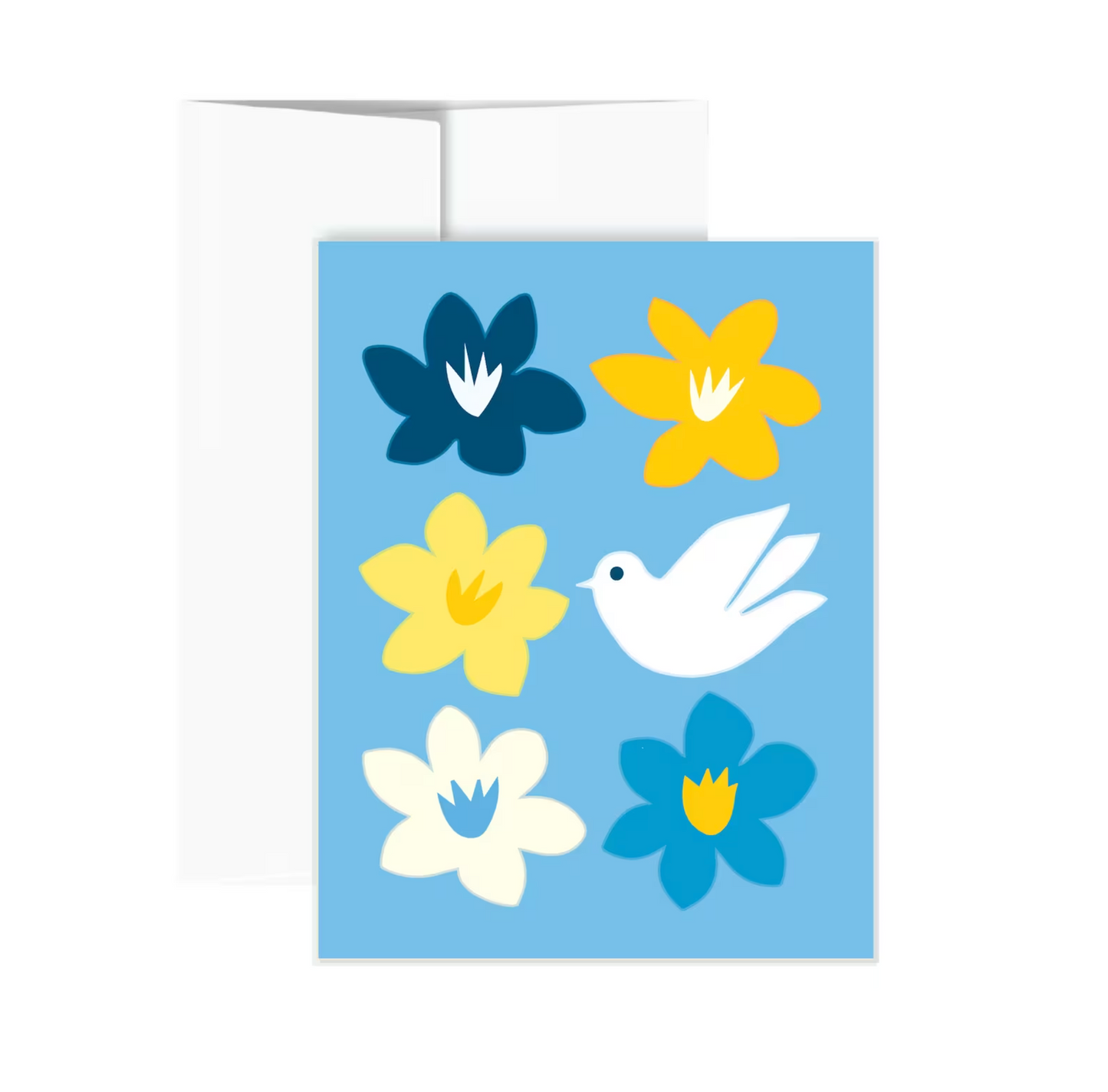 Holiday Card - Peace Flower