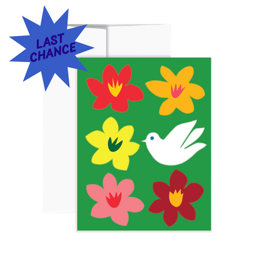 Holiday Card - Peace Flower